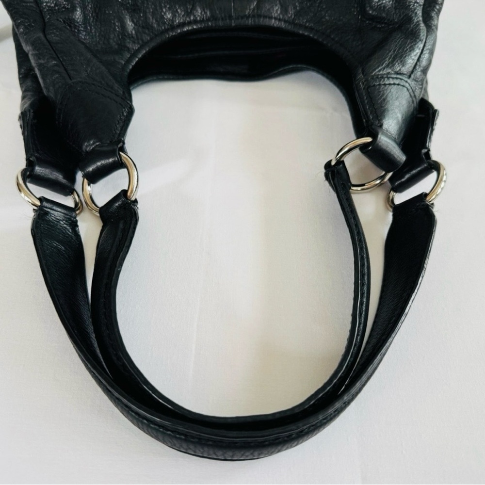 Coach G1271- 21225 Madison Maggie Black Leather Hobo Shoulder Tote Bag Supple - Picture 11 of 13